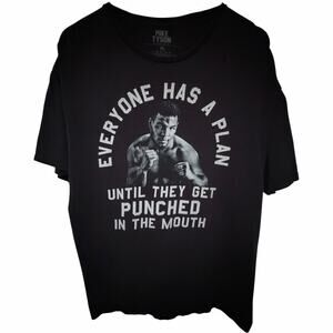 Mike Tyson Quote Graphic Tee Mens XL